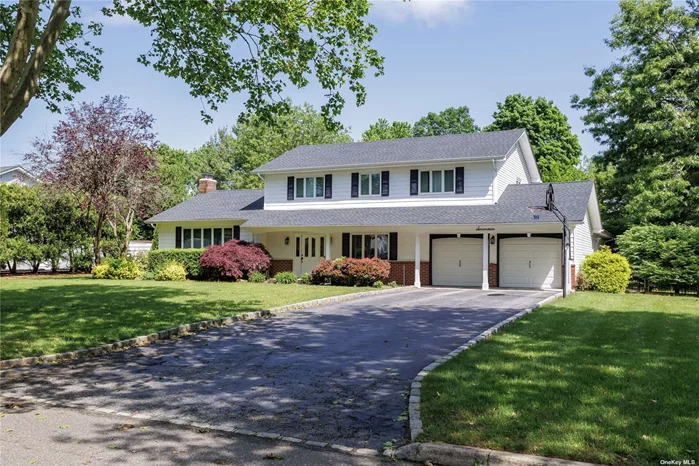 Beautiful Expanded Center Hall Colonial In The Desirable Candy Section Of Commack Featuring All Large Rooms Including Living Room, Eat-In-Kitchen w/Granite Counters, Formal Dining Room, Den w/Fireplace And Sliders To Paver Patio, Rear Extension Billiards Room/Family Room. Other Features Include Primary Bedroom w/Full Bath, 3 Additional Bedrooms and 1 ? Baths, Hardwood Floors, Newer Roof, Anderson Windows, CAC, New Gas Boiler, ? Acre Park-Like Property With In Ground Pool With Newer Liner.