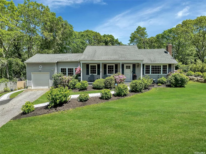 Welcome to this meticulously maintained 3-bedroom, 2-bath ranch in the heart of Hampton Bays. This charming home offers the perfect blend of comfort and elegance, making it an ideal retreat or year-round residence. As you enter, you&rsquo;ll be greeted by a bright and inviting living space, where attention to detail is evident in every corner. The open floor plan seamlessly connects the living room, dining area, and kitchen, creating a perfect flow for both everyday living and entertaining. The kitchen is a chef&rsquo;s delight, equipped with modern appliances, ample counter space, and stylish cabinetry. The primary bedroom is a peaceful sanctuary, while the two additional bedrooms are well-sized and share a beautifully updated full bath. Each room is thoughtfully designed to maximize comfort and functionality. Step outside to discover your private oasis. The large new pool invites you to cool off on hot summer days, while the new patio is perfect for outdoor dining and entertaining. The mature landscaping adds beauty and privacy, creating a serene backdrop for your outdoor activities. Additional features include a convenient garage for your vehicle and storage needs, ensuring everything has its place. Located in a wonderful neighborhood, this home is just a short distance from pristine beaches, vibrant local dining, and shopping options. Don&rsquo;t miss the opportunity to own this exceptional property in Hampton Bays. Schedule a viewing today and experience the perfect blend of meticulous maintenance and modern amenities.