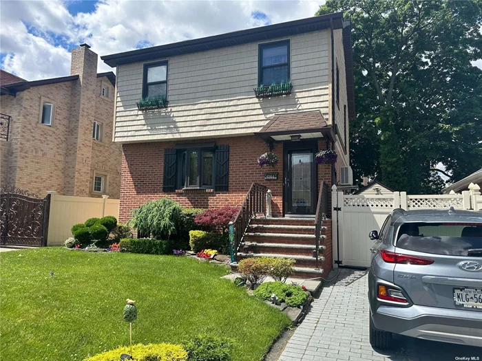 Totally renovated and gorgeous 3 bedroom, 1.5 bath colonial on fabulous block in prime Fresh Meadows neighborhood. Convenient to all- must see to appreciate!