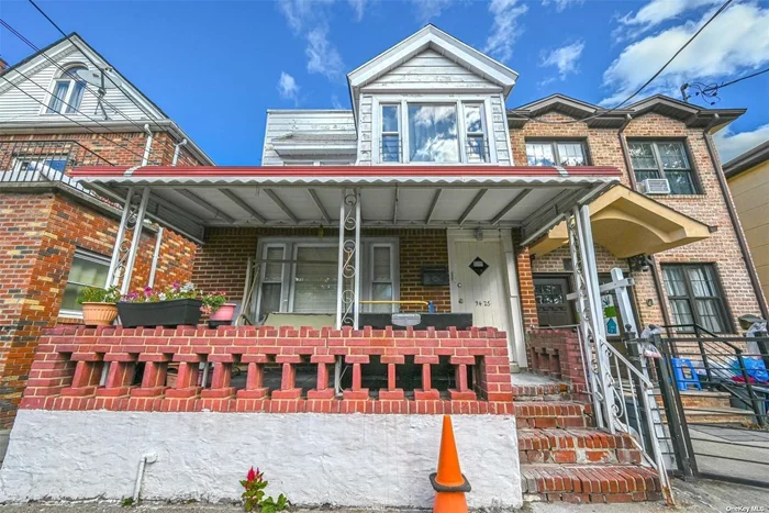 Welcome to this exceptional 2-family residence in the vibrant and sought-after neighborhood of Ozone Park, offering a harmonious blend of spaciousness, modern comfort, and prime location. With a total of 7 bedrooms, 2 bathrooms, and a legal finished basement with separate entrances, this property is perfect for families and investors alike. The first floor features three bedrooms, a generous living/dining room, a fully-equipped kitchen, and a modern bathroom. The second floor presents an office with a large walk-in closet, a spacious living room (formerly a bedroom), a well-appointed kitchen, two bedrooms and one bathroom. The basement, legally zoned for recreational use, comes with its own electric meter and two separate entrances. It&rsquo;s a versatile space ideal for various purposes and offers plenty of room for entertainment and relaxation. A dedicated laundry room within the basement adds convenience to your daily routine. The shared driveway leads to a sizable two-car garage, ensuring ample parking space for you and your tenants. Conveniently located near schools, parks, and public transportation, this property is perfect for families.