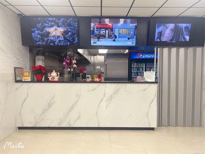 Well established Chinese restaurant in Glendale/Ridgewood since 2007.Total newly renovated For sale with all equipment, tables, chairs, supplies etc. Great location, close to bus stop and train station. Full support and training available to new owner. This is great opportunity to start your own business.