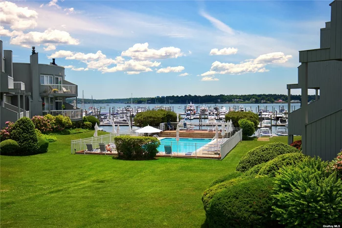 Magnificent water view designer condo in Port Washington&rsquo;s Capri Cove. Wonderful opportunity to enjoy this luxurious lifestyle. From the moment you enter you feel and see the love that went into this renovation. No stone left unturned. The eat in kitchen is a chefs delight with its breakfast bar perfect for your morning coffee or a quick bite. The dining room is open to the Living room w/fpl. Top quality finishes thru-out. Don&rsquo;t walk, run for this one!