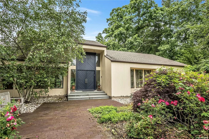 Welcome to this charming Old Westbury home, peacefully tucked away on a serene cul-de-sac on 2 lush acres. This home boasts 5 spacious bedrooms and 4.55 baths, including a main-level primary suite with a sitting room and an office, a Den/Family Room, Formal Dining Room, 2 fireplaces, a bright Eat-in Kitchen with a skylight & more. The backyard offers an inground pool with a cabana, a Japanese garden and a tennis court. Close to all transportation, shopping, dining, and parks. Don&rsquo;t miss out! SOLD AS-IS.