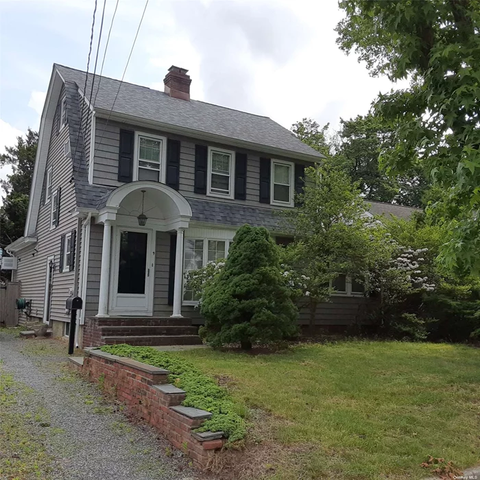 Beautiful Colonial is Located near the Heart of Syosset W/Syosset School. It Features 3 Bedrooms, 1.5 Bath. Living Room w/Fire place, Formal Dining Room, Den. A room and Plenty of Storage in the basement, Walk up Attic. Walking to Train and shopping.