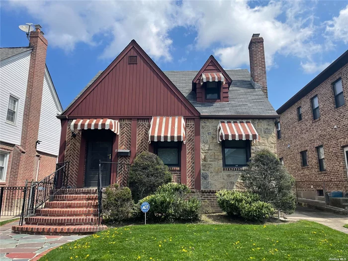 Beautiful home on quiet residential street in legendary Bayside Hills. This charming Cape sits on a hilltop tree-lined block and has great curb appeal. Minutes to Bell Blvd. Cozy, spacious rooms and much more to see!