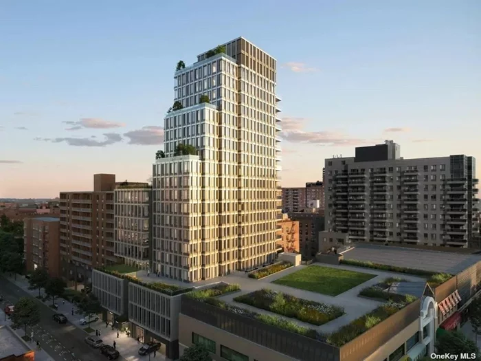Brand new Nusun tower, two bedroom with two full bathrooms, living room and two bedrooms all have perfect Manhattan view. Corner unit, best outlet, including laundry, central AC, huge gym.