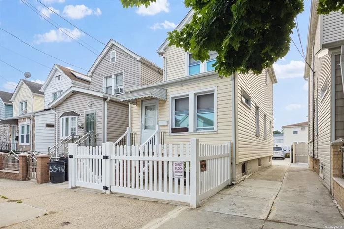 Stunning Detached Single-Family Home in South Ozone Park! This beautifully renovated detached single-family house, was renovated from top to bottom in 2018. This home offers modern living with a touch of elegance. Enjoy the peace of mind that comes with a fully updated home. The first floor boasts an open floor plan, perfect for entertaining and gatherings. Beautiful hardwood floors add warmth and style to every room. Your own private oasis, the cemented backyard is fully fenced with PVC for ultimate privacy. There is plenty of room to park several cars. This home is designed for comfort and convenience, providing everything you need for modern living. Don&rsquo;t miss this opportunity to make it yours!