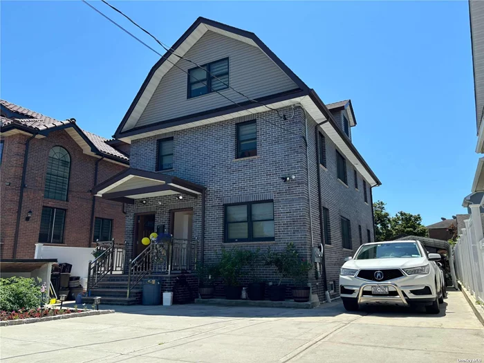 Close to LIRR in Bayside. Built in 2019 with outside electric charger. Long Drive Way with Garage.
