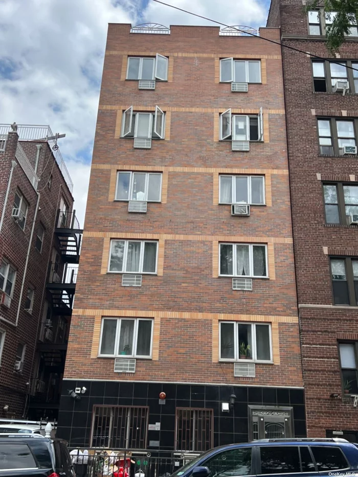 Located in the Heart of Sunnyside. Well Maintained Mansion(with Elevator) Built in 2009. Two Units on each floor. Spacious Living Room has sunlight throughout the Unit. Close to Bus and Few Minutes to 7 Train.