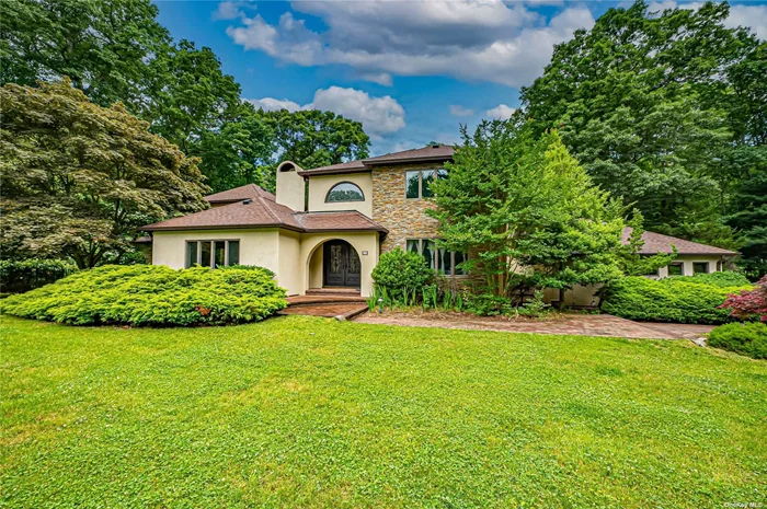 3200- Sq Ft Custom Home W/LOW TAXES!! . 2 Story Foyer Opens To Formal Living Room Which Flows To A Large New Gourmet Kitchen And Breakfast Area. The Home Boasts New Skylights And Is Flooded With Light. Gleaming New Floors Frame The Beautiful Cathedral Ceilings And Double Sided Stone Fireplace. Designer Bathrooms, A Sparkling Pool And Expansive Patio Complete Some Of What This Special House Offers. The House Boasts A Media Area, Bar, And Gorgeous Millwork. Renovations Include: Gutters, Soffits, Pool Liner, Heater, Patio, Most Windows, Kitchen, Baths, CUSTOM Front Door, and Stonework Etc. Minutes Away From Beach Mooring Dock Hiking & Biking Trails (Caumssett) And Summer Beach Camp. 15 Min TO HUNTINGTON VILLAGE With World Class Shopping, Theater, Restaurants and Entertainment. Cold Spring Harbor Train Station (55 Minutes To NYC).