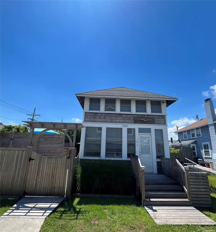 This charming 3-bedroom home has been recently renovated from top to bottom. Enjoy an open-concept great room with a new kitchen that opens up to a new deck. Also, enjoy a second-story deck. This home also includes an outdoor shower, 8 beach chairs, 5 bikes, a trike, a wagon, and a beach umbrella.