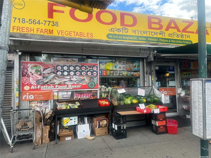 Grocery Business located on the busiest Hillside Ave FOR SALE - Selling running business with Inventory, 1st floor store + basement storage, has lease up to 2027 with option to extend on the premises. Currently paying $3500/month rent. Heavy foot traffic, Excellent Visibility!