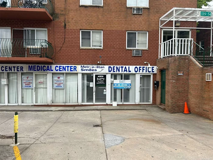 Located in prime Kew Gardens right on Metropolitan avenue with 1 parking spot included, this store front offers 1122 sqft of commercial space for rent. Currently the space has a full reception and waiting area in the front, 1 private office and 1 bathroom. Additionally there are 4 semi private medical rooms equipped with sinks, cabinets and drawers as well as a private kitchenette for staff. 4 split units for cooling and heating. Tenant pays electric only.
