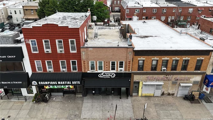 Centrally located in the heart of Astoria with ample street parking in front. This Mix-Use building offers a One & Two bedroom apartment on the 2nd floor along with fully built out bar/club on the commercial space. Basement is included with the commercial space. All tenants well paying and up to date.