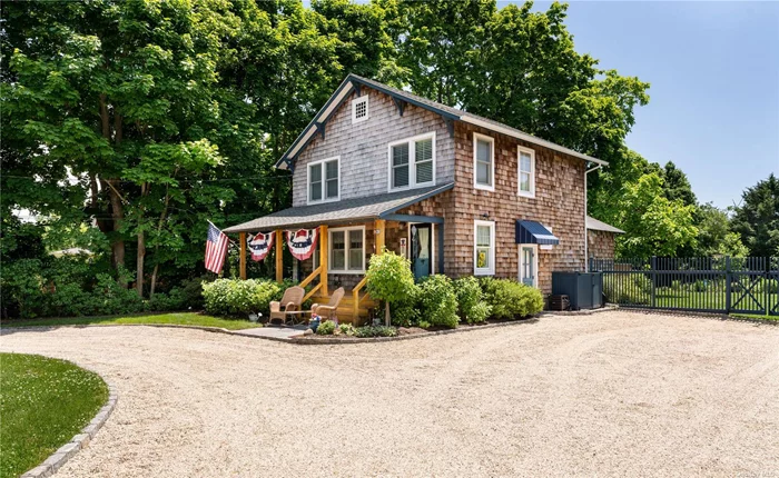 Search no further for your next home. Located in the quiet town of East Quogue this farmhouse has been thoughtfully renovated with love and care. It perfectly blends the charm of an old home, with modern high end finishes. A must see property.