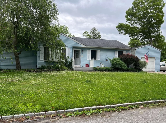 Cozy 3 Bedroom 2 Bath Ranch on tree lined street. Private fenced yard over 1/4 Acre. Spacious layout with full finished basement, detached one car garage with heat, central a/c, upgraded 200 amp electric, water heater installed 2020, and in-ground sprinklers.
