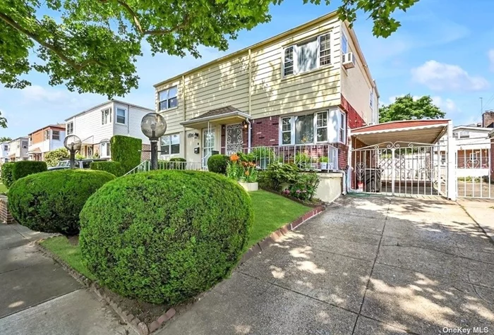 Beautiful Well Maintained Semi-Detached Home Feature 3 Bedrooms, 1.5 Bath , Finished Basement + In-ground pool. Prime Bayside/Oakland Gardens. Best School Dist#26 Ps46, Is74 And Cardozo High School. Walk To Shops, School And Q27 Bus To Flushing.