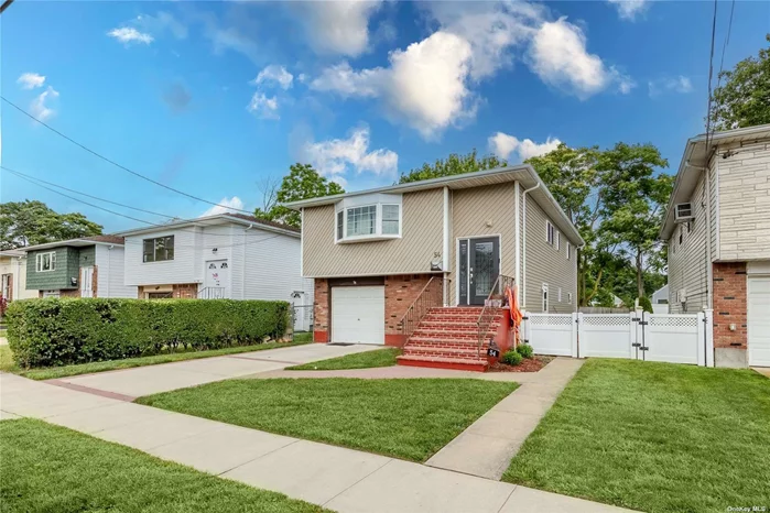 Welcome home, this meticulously updated hi-ranch in the heart of Hempstead has all you need and more! Boasting 4 bedrooms and 2 full baths across two floors. Recent updates in 2023 include: A new roof & gutters installed + a split AC system in the 2nd floor living room. Completed in 2024: Brand new siding on all 4 sides of the home, a new bay window letting in plenty of natural light to the living room, all new windows throughout the second floor, a new front door, and a new glass sliding door to the backyard. The boiler was replaced in 2021. Other amazing features is the home&rsquo;s spacious eat in kitchen boasting gorgeous shaker cabinetry and quartz counter tops. A large living room, formal dining area, a 1 car attached garage, and room to run in the backyard of the home. Centrally located to many amazing attractions. A well maintained walking trail a few short blocks away, a short 25 minute drive from the UBS arena, close to schools & universities, and so much more. Floor plans included in photos. This gem of a home is sure not to last.