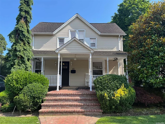 Welcome to this beautifully updated 6 Bedroom, 3.5 Bath Colonial in the heart of Cedarhurst. Close to Parks, Shopping, Transportation and Houses of Worship. This inviting Home&rsquo;s 1st Floor features a covered porch, spacious entryway, Large living room, Large formal dining room, Inviting Family Room, Beautifully Renovated Eat in Kitchen, Laundry Room and Lovely Powder Room. Upstairs you will find 5 Bedrooms, 2 Full Bathrooms, plus an abundance of closets and storage. The ensuite primary bedroom features a beautiful full bathroom with Jetted Tub, Large walk-in closet, plus 2 additional closets. This spacious home also features a large finished basement with gym, Bedroom (walk-in closet), Full Bathroom, Playroom, Wine Cellar, and lots of storage. The 150 foot deep property offers a beautifully wrap-around brick patio, in-ground sprinklers, and plenty of room to relax and entertain. Make This Incredible Home Your Very Own!