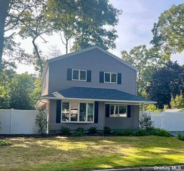 Turn key two story home in the heart of East Moriches. Visit this incredible town so much to see. Want to be able to choose your high school, look no further-choice of high schools- Westhampton, ESM & Center Moriches. This completely renovated home has room for extended family or it has a great space for anyone working virtually. 4 bedrooms and 3 full bathrooms. New Certainteed siding, new windows and gutter guards. Enjoy cooking? Tryout out this new kitchen w/gas stove. This home is equipped with natural gas. Top of the line finishes with luxury vinyl flooring. Too much to list!!!