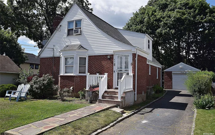 Great Location !!! Great Potential Lovely cape Mint Condition 1 Family Det Brick located at Albertson McKinley Avenue. Beautifully Renovated 2018 Bright, Shiny and Spacious Two Bedroom at 1st floor entrance with Living Room, Dining Room, Kitchen, Full Bath. 2nd floor has huge 2 Bedroom with one full bath and closets. Full Finished basement with Utility room, Half Bath and Open side entrance. Walking closet, Hardwood floors, updated eat-in featuring granite countertops, marble bath, stainless steel appliances. New appliances in the Kitchen with Energy saver. Hardwood floor throughout the house . In addition, this home offers the convenience of a Private Driveway with 1 Detached car garage. School district # Harricks . Close to shopping, worship and more ; come to view much much more. Opportunity to make your dream home.