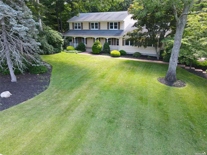 Soundview Acres Colonial featuring 5 bedrooms, 3.5 baths, CAC, stainless steel appliances, granite counter tops, IGS 8 zone, 200 AMP service, IGP, Full basement, 2 car garage. Legal accessory apartment with proper permits. Deeded beach rights and HOA. SWR schools.