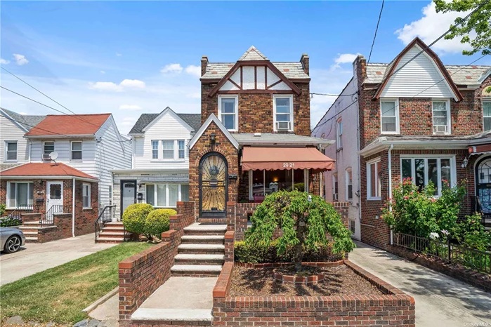 Marine Park Gem! Welcome to 2021 East 36th Street. This Fully-Detached, Brick Property is a Single-Family, Colonial-Style Home. Sitting Perfectly in a Prime Brooklyn Location, this Charming Property is just a few short blocks from Marine Park Playground, Tennis Courts, Basketball Courts, Buses, Schools, and Much More. This Rare Home features 3 Bedrooms, 2 Bathrooms, and Full Walk-Out Basement. As you enter the 1st Floor an Abundance of Natural Light fills the serene Den and Living Room spaces, Flowing Perfectly into the Dining Room and Kitchen area. Enjoy Sitting on your Front Porch for a Cup of Coffee or during the Nostalgic Summer Block Parties. The Backyard Features a fantastic Garage, Additional Parking, and still enough Yard Space to Host or BBQ. A Flawless Home in Marine Park. This is Your Opportunity!