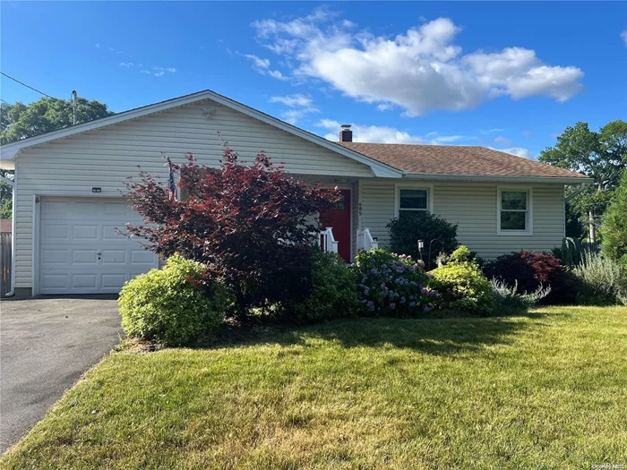 Welcome to your dream home in Ronkonkoma! This stunning 3-bedroom, 2-full-bath ranch offers an airy floor plan with the perfect blend of modern comfort and timeless charm. The heart of the home is the updated kitchen, complete with sleek finishes and an extra-large island that serves as both a culinary workspace and a gathering spot for family and friends. The open-concept design seamlessly connects the kitchen to the living and dining areas, making entertaining a breeze. The primary bedroom, features an en suite bathroom and the two additional bedrooms are generously sized, providing ample space. Outside, you&rsquo;ll discover a fully fenced in backyard complete with a paver patio, perfect for summer barbecues, morning coffee, or simply unwinding after a long day. The well-maintained yard offers plenty of space for outdoor activities. Situated in Ronkonkoma, this home is close to shopping, dining, and the up and coming Ronkonkoma Hub Development. With its modern amenities and inviting atmosphere, this ranch is the perfect place to call home. Don&rsquo;t miss your chance to make it yours!