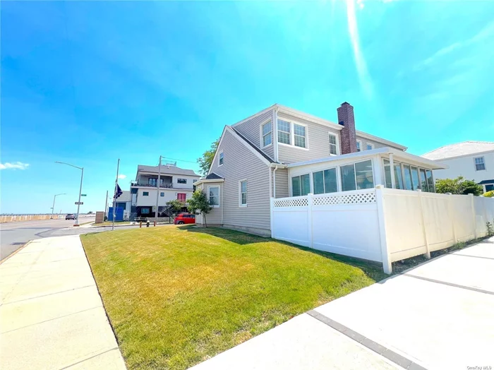 Located at 567 Beach 131st Street in Bell Harbor, NY, this charming home provides 5 bedrooms and 2 bathrooms with stunning ocean views from the dining room, living room, sunroom, and one of the upstairs bedrooms. Despite its modest exterior, this residence offers over 2, 800 sq feet of living space, including a large finished basement with high ceilings and four king-sized bedrooms, plus a twin-sized bedroom. There&rsquo;s also a room that can be converted into a 6th bedroom or used as a walk-in closet. Situated on a corner lot just 4 blocks from beach access and 2 blocks from shops and supermarkets, this home features delightful architecture, a detached 1-car garage, and a premium coastal lifestyle in a serene and desirable neighborhood. Don&rsquo;t miss out-schedule a showing today to experience the expansive and enchanting waterfront living this home offers.