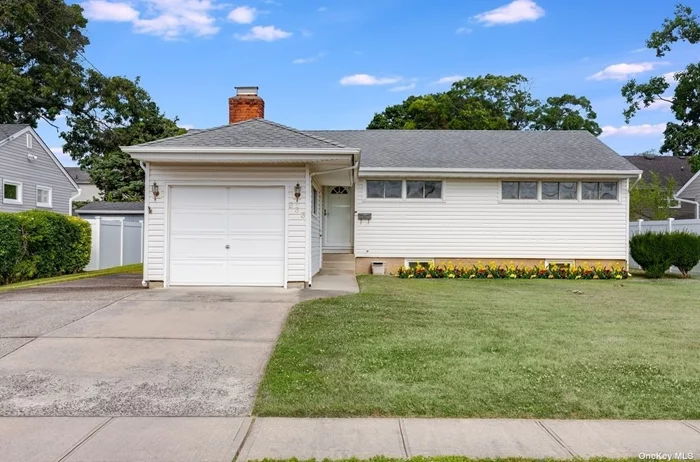 Welcome to this charming ranch nestled in the heart of the incorporated village of Massapequa Park. This home offers the perfect blend of comfort and potential. Step inside to find a 3-bedroom, 1-bathroom layout that includes a cozy family room with a fireplace, an attached garage, and a full basement that can double your living space. Additionally, there&rsquo;s an attic with ample room for storage. The interior, though meticulously clean and well-kept, is cosmetically dated. The exterior of the house is in excellent condition, exuding curb appeal. Enjoy the serene backyard, complete with a lovely patio, perfect for relaxation or entertaining guests.  Location is key, and this property excels with its proximity to the village, where you can explore an array of shops, restaurants, and more. Plus, the Massapequa Park train station is conveniently close, making commuting a breeze. This property is a fantastic opportunity to own a solid, well-cared-for home in a desirable location, with the potential to update and customize to your liking. Don&rsquo;t miss out on making this house your dream home in Massapequa Park. Lo