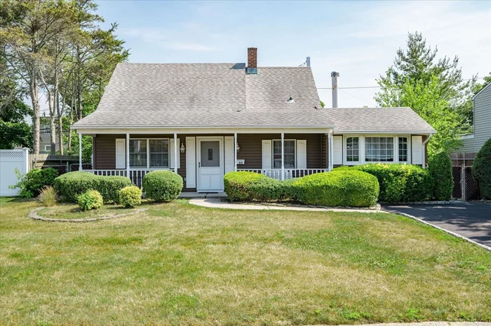 Welcome to this well-maintained, expanded cape is located mid-block on a beautiful street in Levittown. This home boasts 4 good-sized bedrooms. A charming dining area extension features a wood burning stove. Revel in modern comforts with ductless air conditioning and a recently renovated bathroom on the lower level. Outside, a charming front porch invites you to relax and enjoy the neighborhood ambiance, while the expansive yard offers ample space fr recreation and gatherings. With a proud lineage of family ownership since 1950, this home exudes warmth and character at every turn. Close to transportation and shopping. Don&rsquo;t miss the tremendous opportunity.