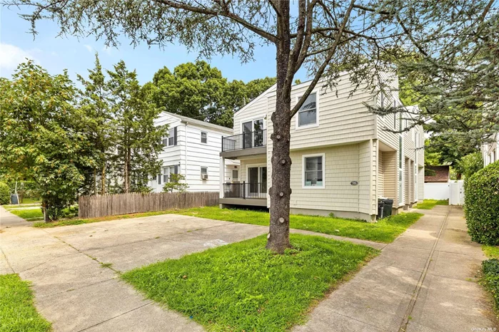 New and bright! Move into this renovated side by side large 2 Family in Port Washington that is one block away from the beach and park! 2-3 bed 2.5 bath house. Second floor features a Master bedroom suite with full bath, walk-in closet, and balcony, and a bedroom and a full bathroom. Finished basement and laundry washer/dryer room. Easy for commuting into NYC via the Port Washington LIRR Station (which goes to Grand Central as well as Penn Station). Single parking space included with unit and off street parking easily available too. Awesome Port Washinton School District. Manorhaven Beach Park & Pool is one block away and includes tennis courts, paddle courts, indoor and outdoor swimming pool, and beach. Nearby shopping mall and elementary school