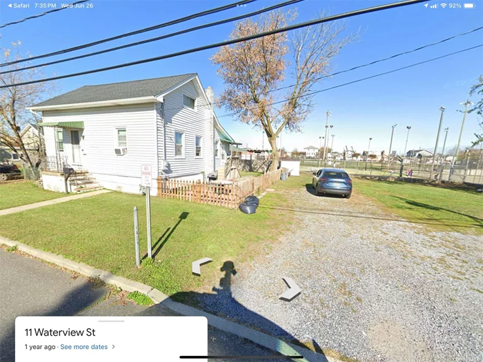 3 Bedrooms 1 Bath, Hardwood floors on a large wide lot in East Rockaway . Close to Parks, Boating Calling all Builders Owner Will Finance with 30% Down Payment  Terms TBD based on FICO Score