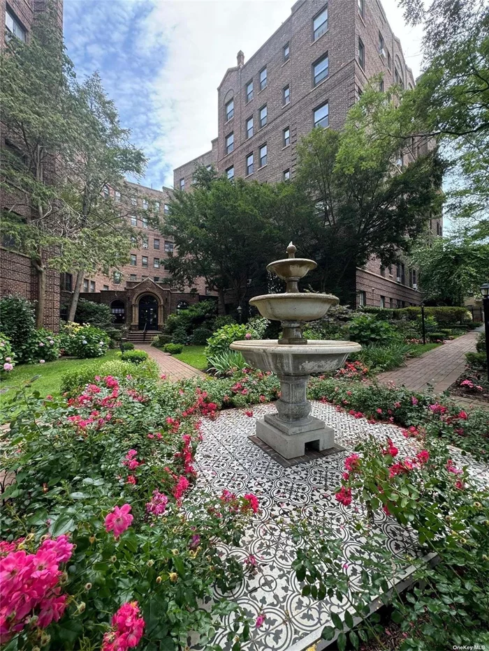 A historic pre-war brick building in the heart of Great Neck. The elegant lobby greets you, through the brand new entrance door system. A rare unit! Most sought after one bedroom layout in the building. The long, roomy foyer leads to the spacious living room and the open style kitchen. High ceiling, oversized Bay windows, abundance of sunlight, and a wood burning fireplace make you feel like living in a mountain villa. A large bedroom with walk-in closet. Incredibly low monthly maintenance fee. Delight for the commuters to Manhattan, minutes&rsquo; walk to LIRR station. Parks, outdoor/indoor pools, ice rinks, restaurants, shopping mall, libraries, and renowned Great Neck School District. You will love where you live. A Must See!