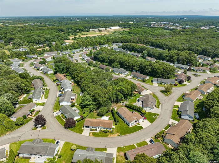 Beautiful secluded and provate Foxwood Village. This Ranch style home offers a living room, dining room, eat-in-kitchen, primary suite with full bath and two guest bedrooms with an additional full bath.