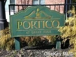 Very spacious and updated 1 br 1.5 bath condo unit in the prestigious gated complex of Portico Ct., large eat-in kitchen wit granite counters, gas cooking, central air, wood floors and hi-hats, 2 indoor parking spaces.  Portico Ct. has gym and 24 hr security