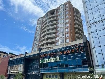 Small 2BR 1Bath unit with Terrace Located in the heart of Downtown Flushing, conveniently located. l. Elevator Building, Doorman at Lobby Level. Washer / Dryer is in the Unit. Rent Include Water. Facing East Exposure. Easly Application and Easy Move in.