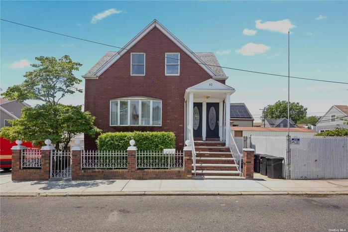 Corner Property in the New section. Double lot (68 x 52), Legal 2 Family with spacious upstairs apartment. Fully finished and updated basement with full bath. Beautiful yard with inground pool and landscaping. LOCATION! Walking distance to School and Park. Come see today.