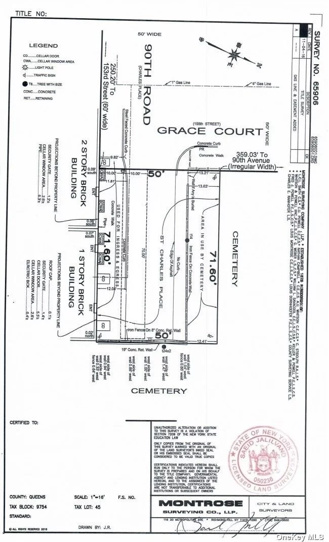 Vacant Lot for Lease!1/2 Block Away from Jamaica Ave & Parsons Blvd., Lot size 40 x 75. Great for parking or storage and open to business suggestions.