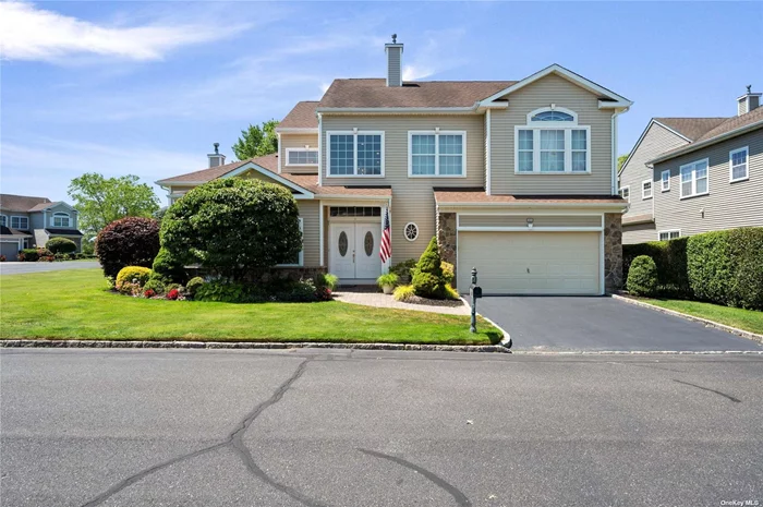 The Inverness Estate within the Gated Hamlet Development features Soaring Ceilings the moment you walk thru its doors. The grand entry and great room both have floor to rafters open concept living. The Great room has a gas fireplace and overlooks your own very private kidney shaped Inground pool with lots of mature landscaping and pavers. The formal dining room is next to your Eat in Kitchen which has dozens of white cabinets and large center island with bar height seating. The newer appliances include The 1 year Old Refrigerator, double wall oven, separate cook top and dishwasher. This kitchen is completely open to your breakfast nook and family room. This model home offers a 1st floor primary bedroom again with envious ceiling heights, double walk-in closets and primary bath. Completing the 1st floor tour you&rsquo;ll find a home office and 1 of 2 laundry rooms. Upstairs features a loft over looking your great room, a bedroom with ensuite and golf course view and 2 additional bedrooms with a shared full bath. The basement has a large open rec space, several storage rooms with window egress and your second laundry room. Tastefully decorated throughout this home will not last! The development is guard gated 24/7 and is most known for its beautifully manicured 18 hole golf course with resident discounts. There is an incredible Club house perfect for all sorts of venues, Tennis Court, Development Inground Pool & So Much More!!