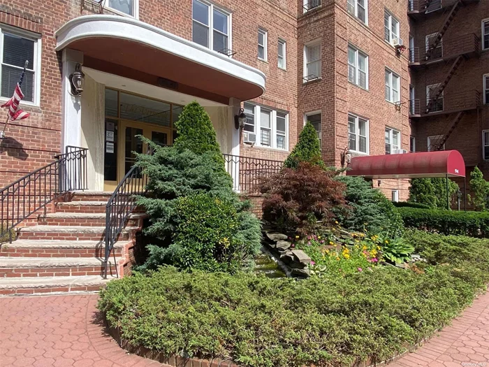 Bright and sunny unit in very well managed cooperative building. Recently remodeled kitchen and bathroom and freshly painted. Building situated on the boarder of Rego Park and Forest Hills, within short walking distance from all shopping, transportation and R/M trains to Manhattan.