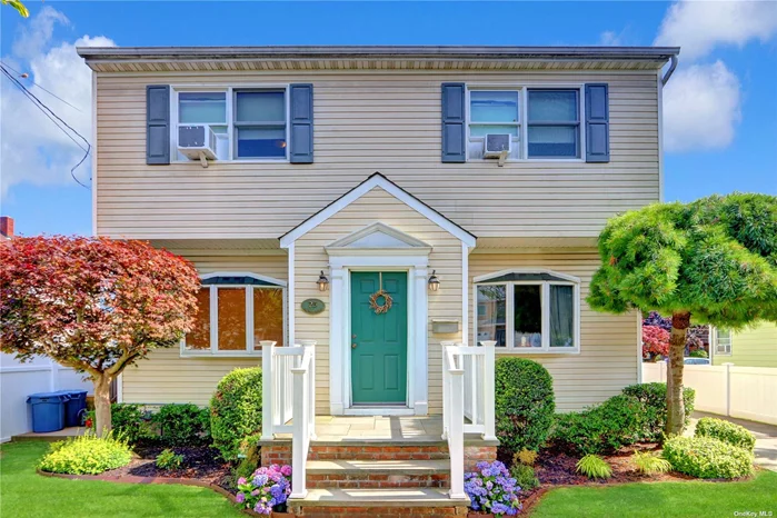 Location! Location! Short Walk to RailRoad, This Charming Colonial in the heart of Bethpage Village, 7 room, 3 BR+additional office, 2 Full Baths, one w/skylight & vaulted ceiling, large basement, Beautifully Landscaped, sliders to Fenced in Yard with patio, New gas Heating system, & hot water heater, new appliances, wood floors, inground sprinklers. Must See! Wont Last ALL CASH OFFERS AS IS