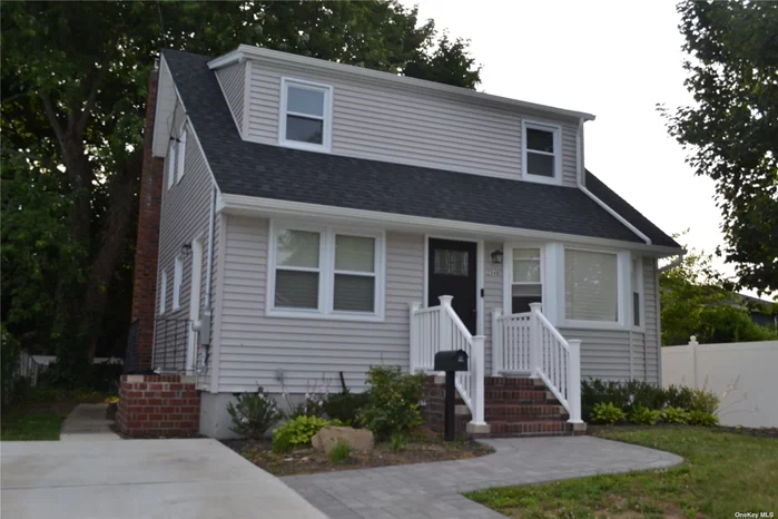 Newly Renovated Cape, featuring 4 Bedrooms, 2 Full Baths. Beautiful Kitchen with Quartz Counters and Stainless-Steel Appliances. New Plumbing, Heating, Roof, Siding and Windows. Move In Ready!