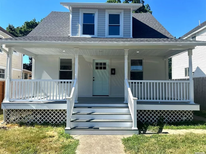 Welcome to this charming 4-bedroom, 3 bathroom Expanded Cape perfectly located and near all major highways, The LIRR, and shopping centers, The open-concept kitchen, Livingroom, dining and den area makes it one of a kind. It features gas cooking stove, stainless steel appliances. it was just renovated and is in perfect condition. Don&rsquo;t miss the opportunity to make this beauty your dream home! all information deemed accurate but not guaranteed and should be indecently verified