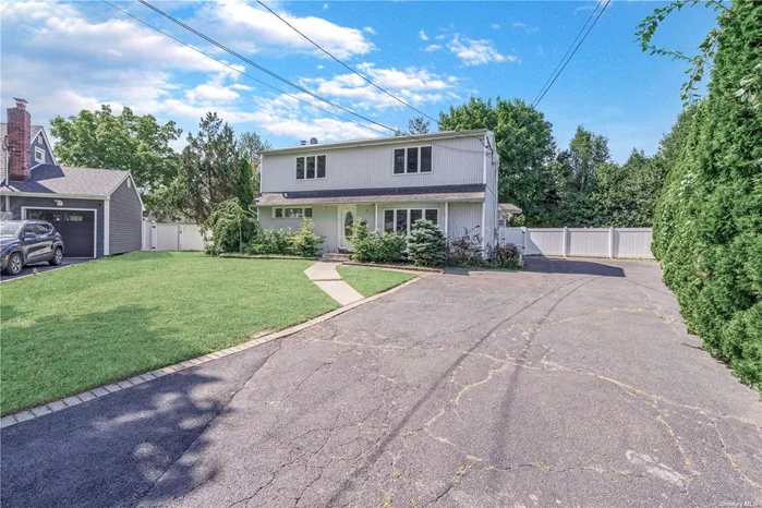 Welcome to a 5 B/R, 3 full baths, fully dormered expanded cape. 1st Fl - 3 B/R, full bath, L/R, and updated kitchen with high quality quartz counters with back splash. 2nd Fl - 2 B/R, full bath and family room. Possible M/D with proper permits. Finished basement with full bath and OSE. Solar panels. All 3 bathrooms and basement were remodeled in 2020. 25x25 concrete patio, updated in 2021. Driveway expanded for additional parking in 2022. New storm doors for front door and basement installed in 2023. Fenced yard. Don&rsquo;t miss it!