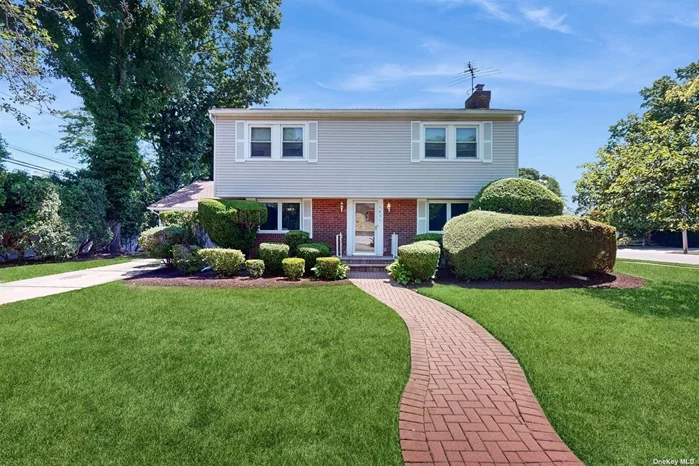 Nestled in the heart of Rockville Centre, this well maintained Center Hall Colonial exudes timeless charm. As you step into the inviting foyer, you are welcomed by a spacious formal dining room on one side and a cozy living room with a wood burning fireplace on the other,  The main level also features a generously sized eat in kitchen and a main level den, perfect for entertaining. The main level bedroom with full bath makes a perfect guest room or en suite space. Upstairs, the en suite bedroom offers a private retreat with its own full bath and ample closet space. You will also find two additional bedrooms and a full bath on the second level. Complete with central air conditioning system, and 18 year young roof, update 200 amp electrical system, replacement windows and a 3 year young water heater. Situated on a large corner lot, this property offers a beautiful outdoor space. Gunite pool (has not been opened for the season) Don&rsquo;t miss the opportunity to come and make it your own!