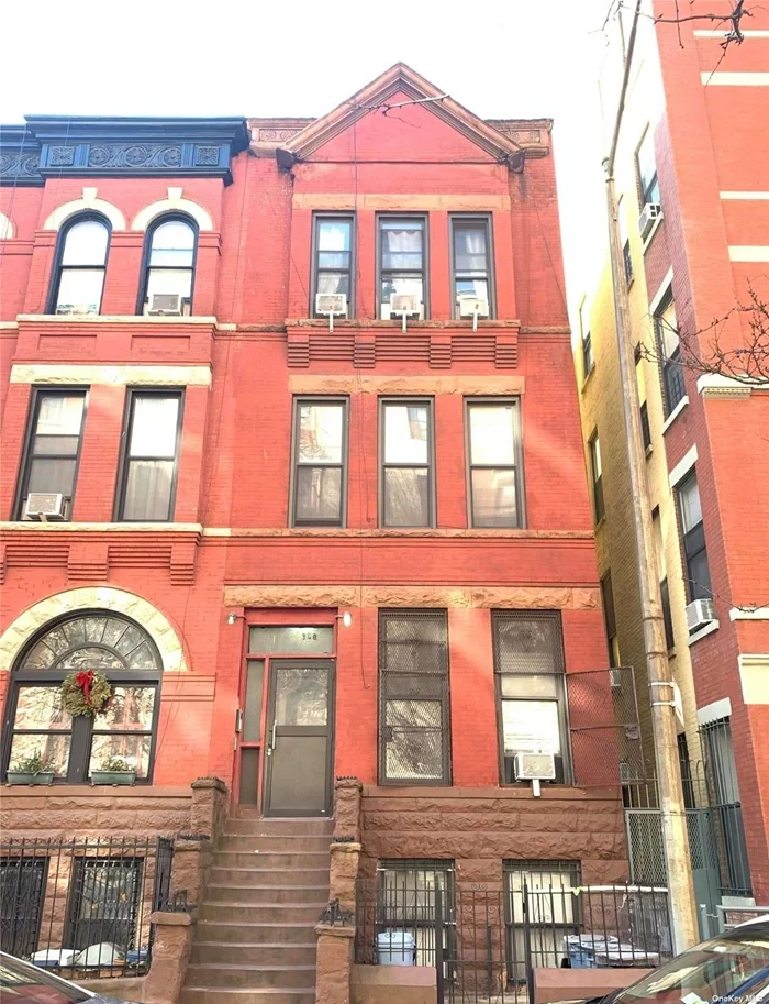 This Harlem Renaissance, Built in 1901, with an enclosed front courtyard and private backyard space, this beautiful brownstone features 8 units and 8 baths with hardwood flooring, and kitchen. This rent-stabilized 4 stories building has 3 studio apartments and 5 one bedroom apartments; they are all tenant occupied, which brings in an annual Net Income over $75, 000 per year. This quiet, brownstone-lined block is conveniently located for public transportation with the 2, 3, A, B, C, D trains within walking distance. Take advantage of your chance to see Central Park, Morningside Park from your doorstep! This is a Perfect Harlem Gem for an investor!