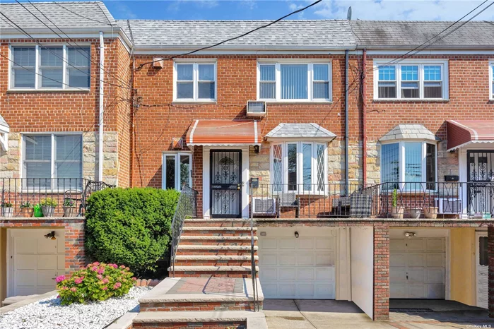 Welcome to this fabulous two-family brick home, perfectly situated off Eliot Avenue. This 23-foot-wide residence offers an ideal blend of modern amenities and classic charm, with easy access to Juniper Park, express bus to Manhattan and near M train. The first and second floors each feature five rooms, including a modern kitchen, a contemporary bathroom, a large living room, a formal dining room, two bedrooms and one full bath. Each level provides ample space and comfort. Additional highlights of this home include a full finished basement, private yard, a front driveway, and a one-car garage, offering convenience and privacy. The property is in move-in condition! Don&rsquo;t miss the chance to own a home with all the comforts you desire.