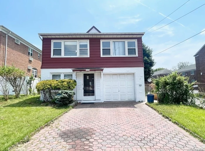 Welcome to this Well-maintained One Dwelling House. It features 4 bedrooms, 2 full bath, 1 half bath, Living Room/Dining Room, Den, Eat in Kitchen with access to the backyard with separate entrance and Full Finished Basement. 40x100 Lot with zoning R3X. Move in Condition. Convenient to restaurant, supermarket, shopping, LIRR, LIE.