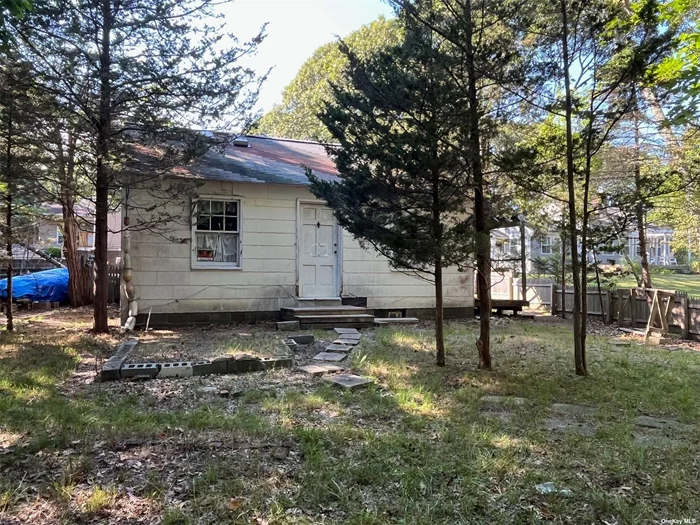 House is in need a thorough renovation. House has never had heat in it. Summer cottage with fireplace. Being Sold As-Is condition. Quaint cottage in a great location. True Sleeping Beauty